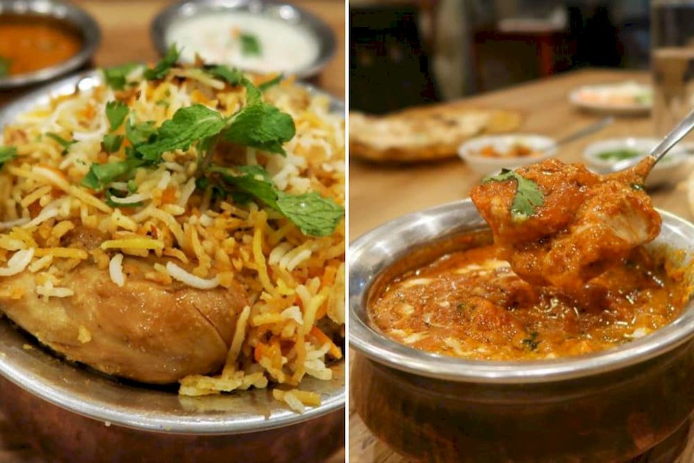 Namaste India has a diverse menu with famous dishes from both North and South India